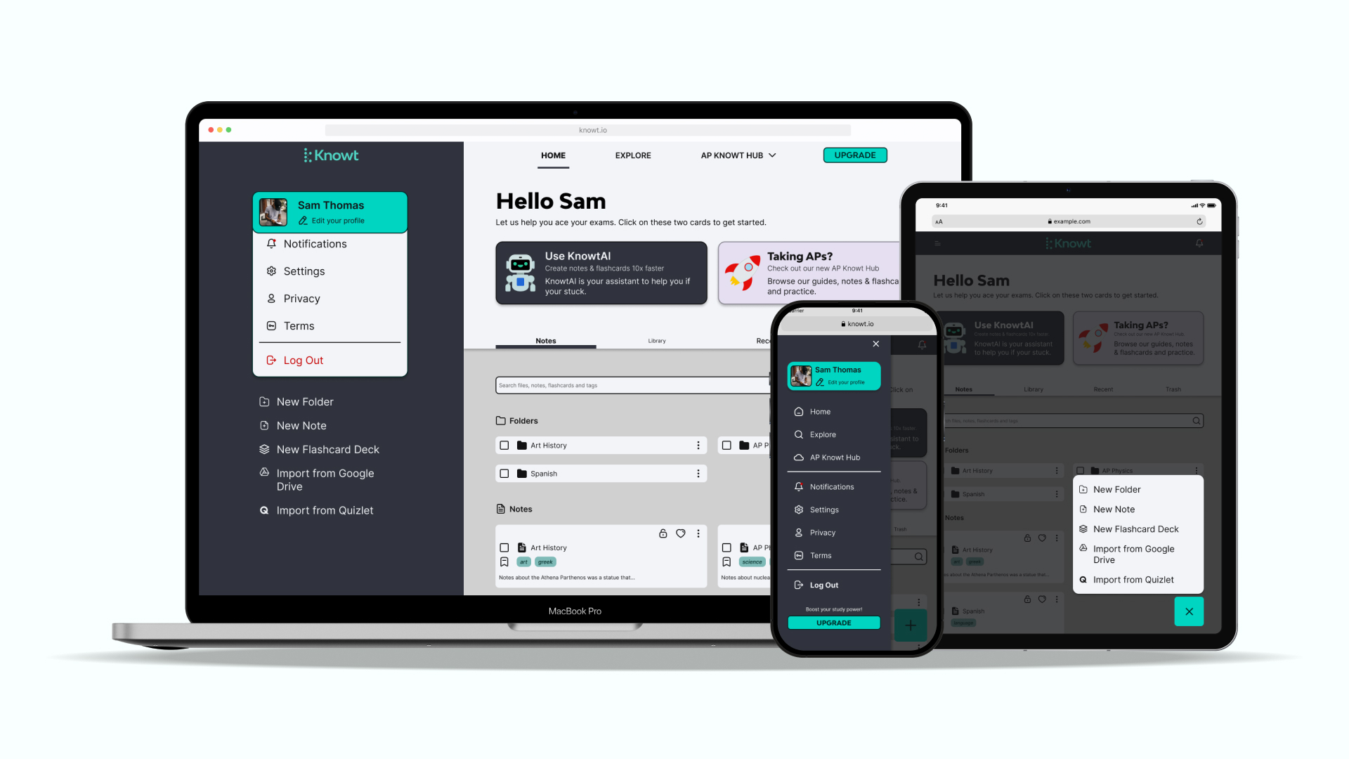 Knowt Mockup 1